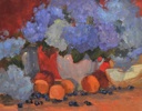 Hydrangeas with Apricots