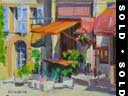 Red Awnings in Cordes