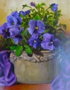 Purple Pansies