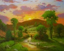 Last Light on the Creek